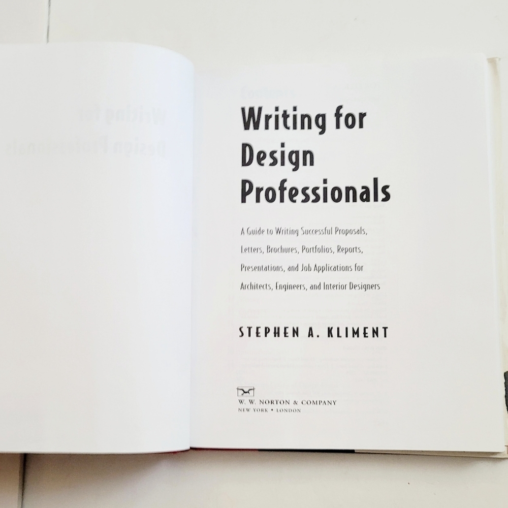 Writing for Design Professionals Book - Picture 2 of 8